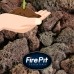 Black Lava Rock | 3/8" Volcanic Lava Rock for Fire Pits &amp; Fireplaces   